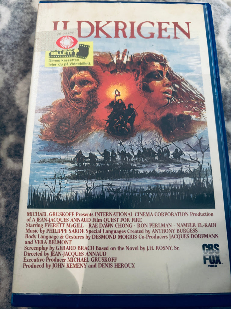 Ildkrigen. 1981. VHS Big Box. Fortelling