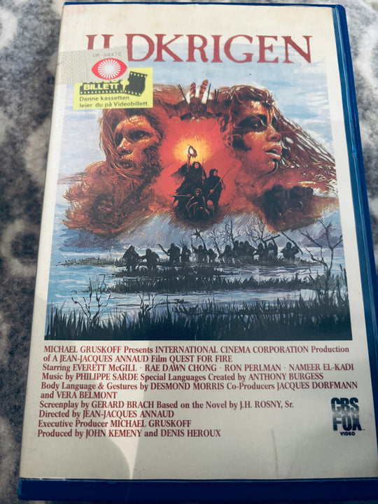 Ildkrigen. 1981. VHS Big Box. Fortelling