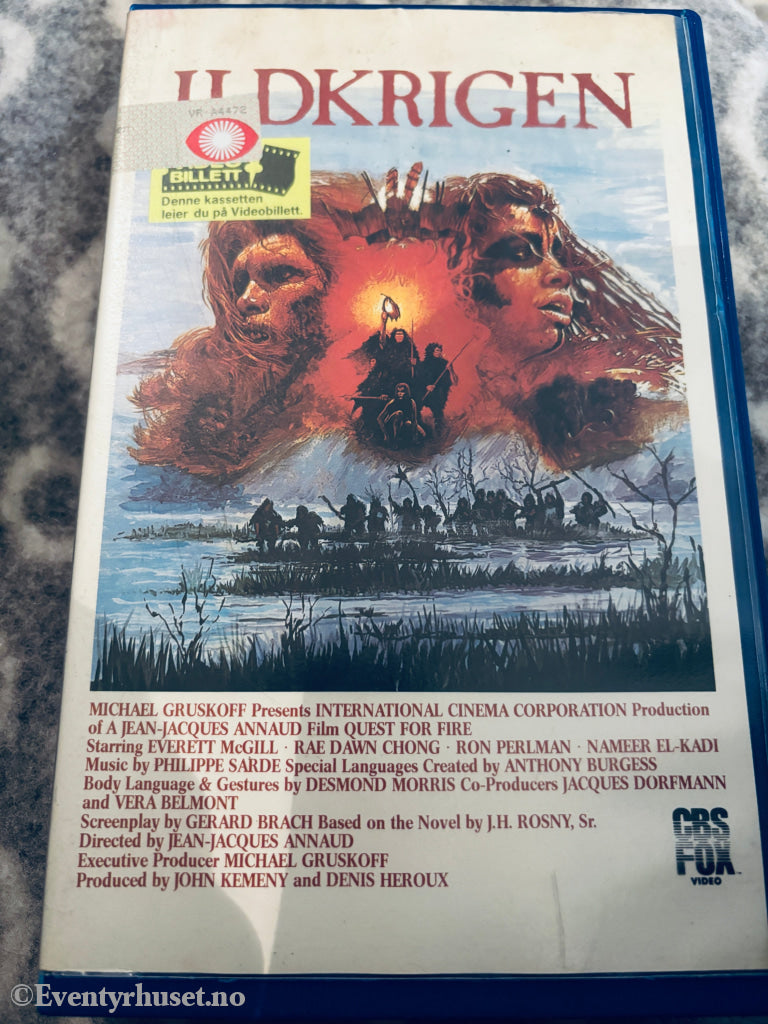 Ildkrigen. 1981. VHS Big Box. Fortelling