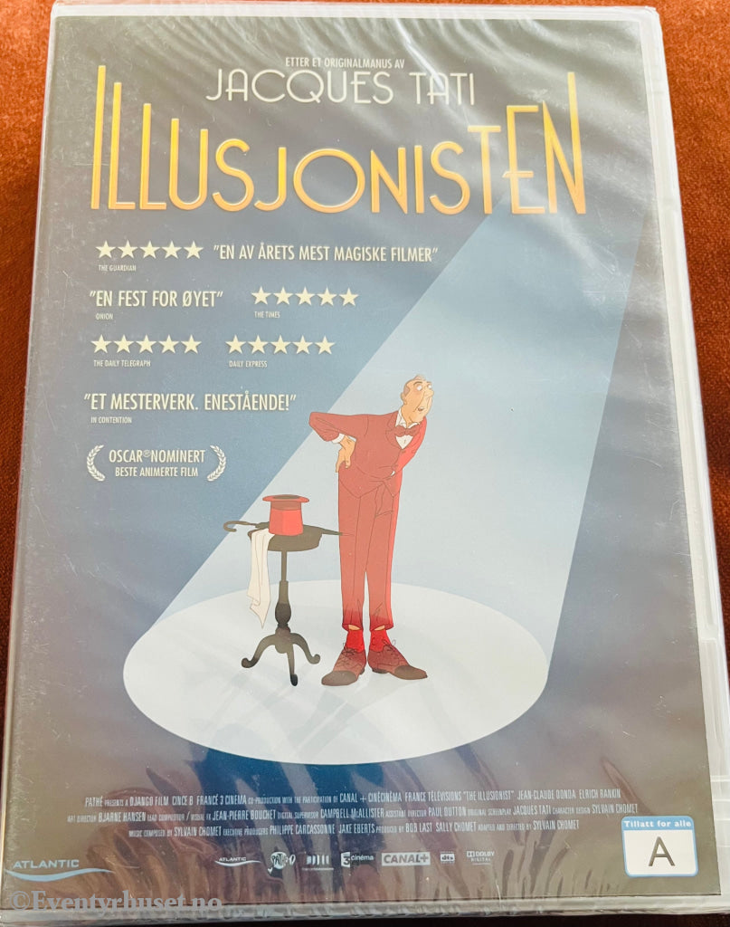 Illusjonisten. Dvd. Ny I Plast! Dvd