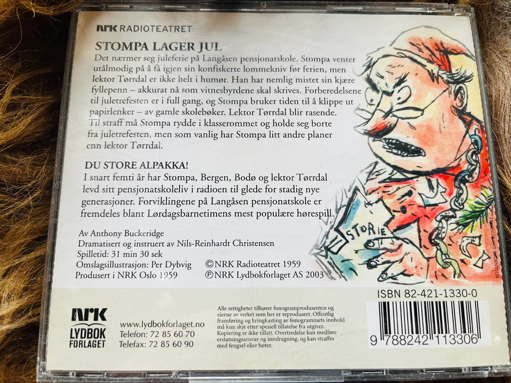 Stompa lager jul (NRK lørdagsbarnetimen). 1959/03. Lydbok på CD.