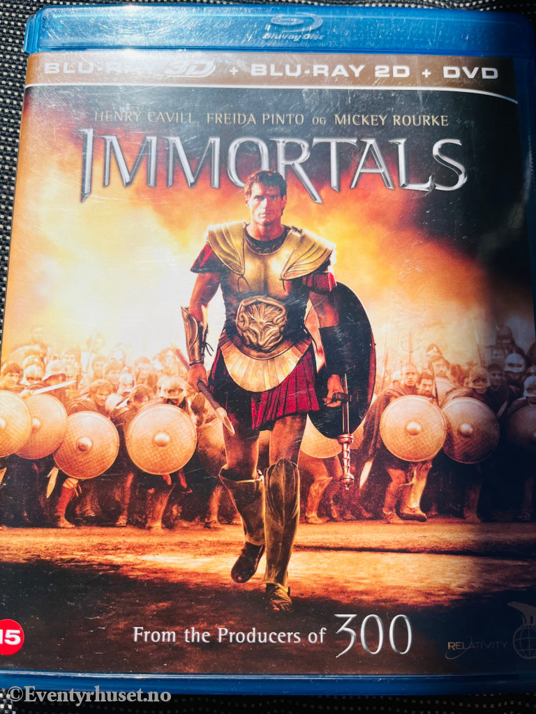 Immortals. Blu-Ray 3D. Blu-Ray Disc