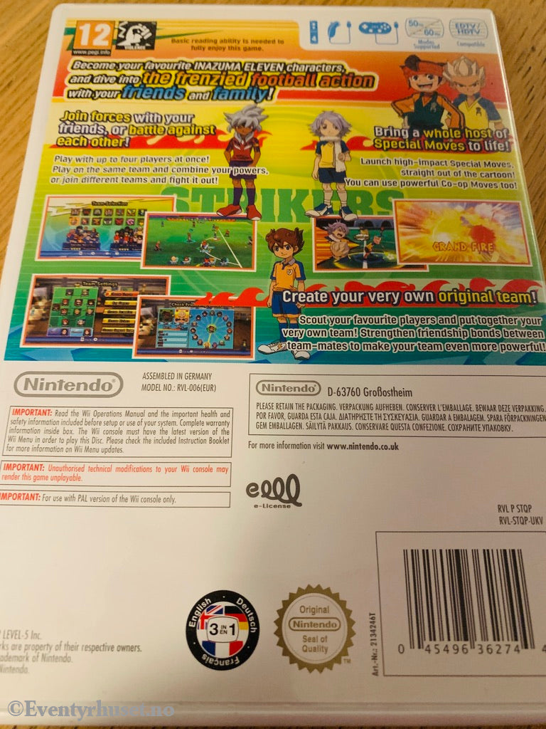 Inazuma Eleven Strikers. Nintendo Wii. Wii