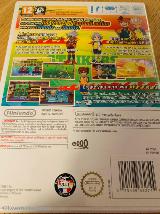 Inazuma Eleven Strikers. Nintendo Wii. Wii