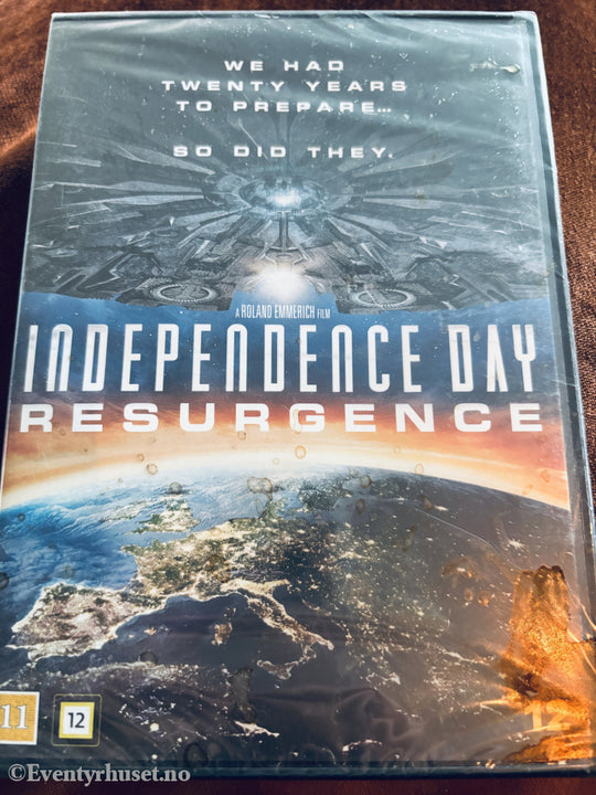 Independence Day: Resurgence (2016). DVD. Ny i plast!