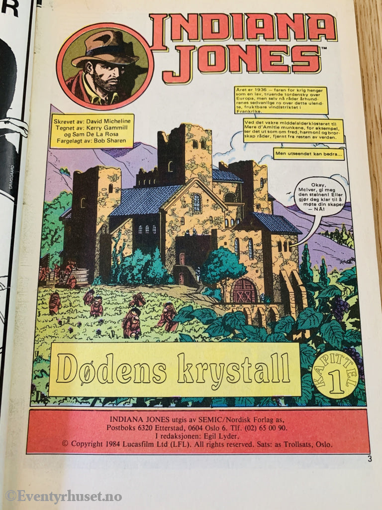 Indiana Jones. 1984/04. Tegneserieblad