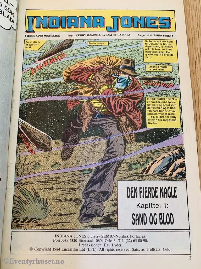 Indiana Jones. 1984/06. Tegneserieblad