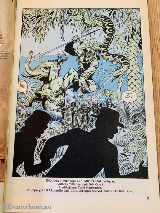 Indiana Jones. 1985/06. Tegneserieblad