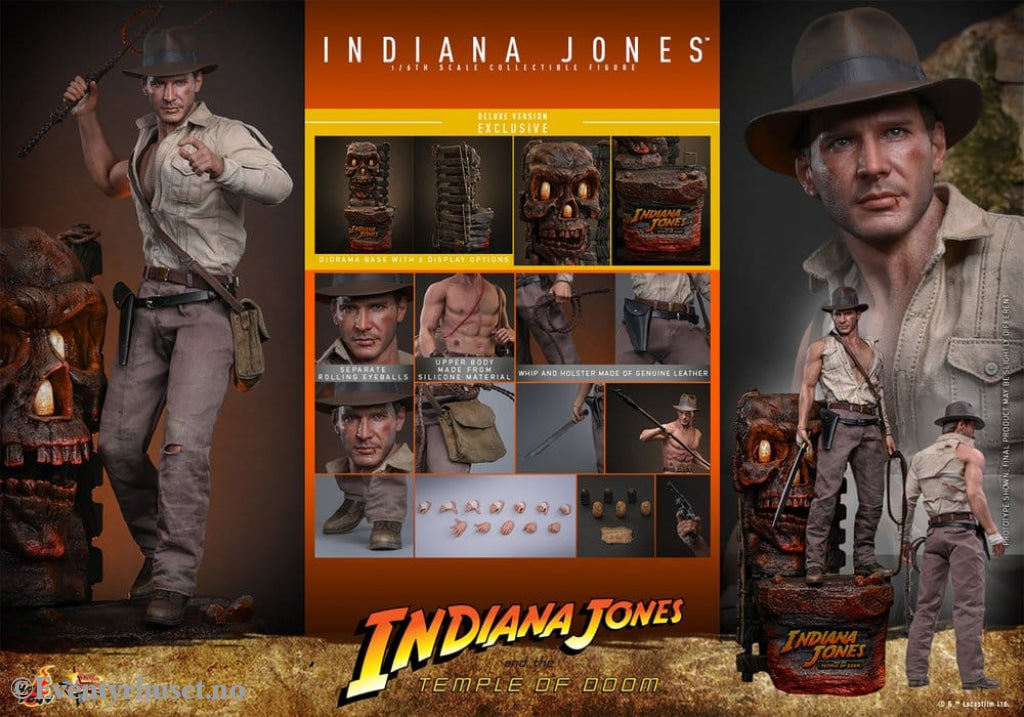 Indiana Jones Movie Masterpiece Action Figure 1/6 Indiana Jones (Deluxe Version) 30 cm Toys