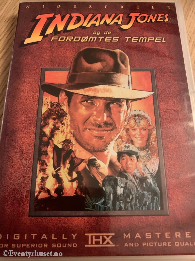 Indiana Jones Og De Fordømtes Tempel. Dvd. Dvd