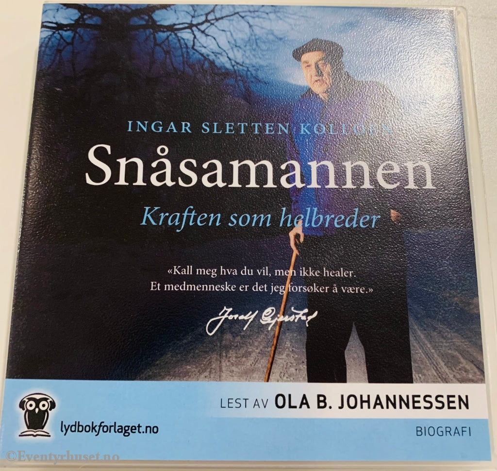 Ingar Sletten Kolloen. 2008. Snåsamannen. Lydbok På 6 Cd.