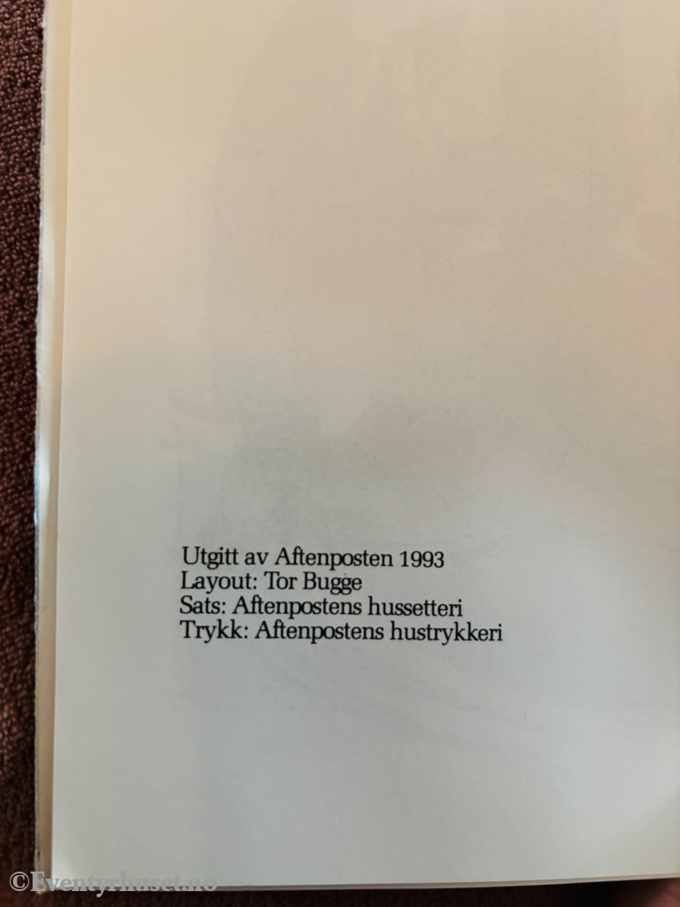 Inge Grødum. Aftenposten '93. Hefte.