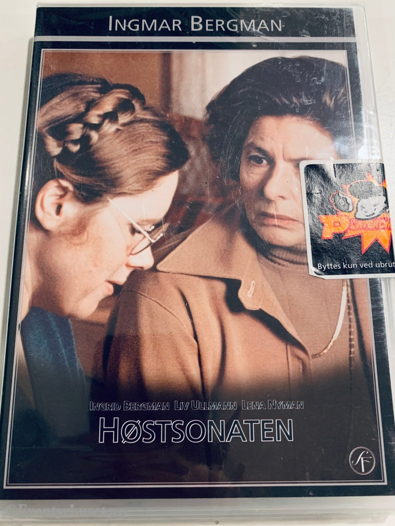 Inger Bergman. Høstsonaten. 1978. Dvd. Ny I Plast! Dvd