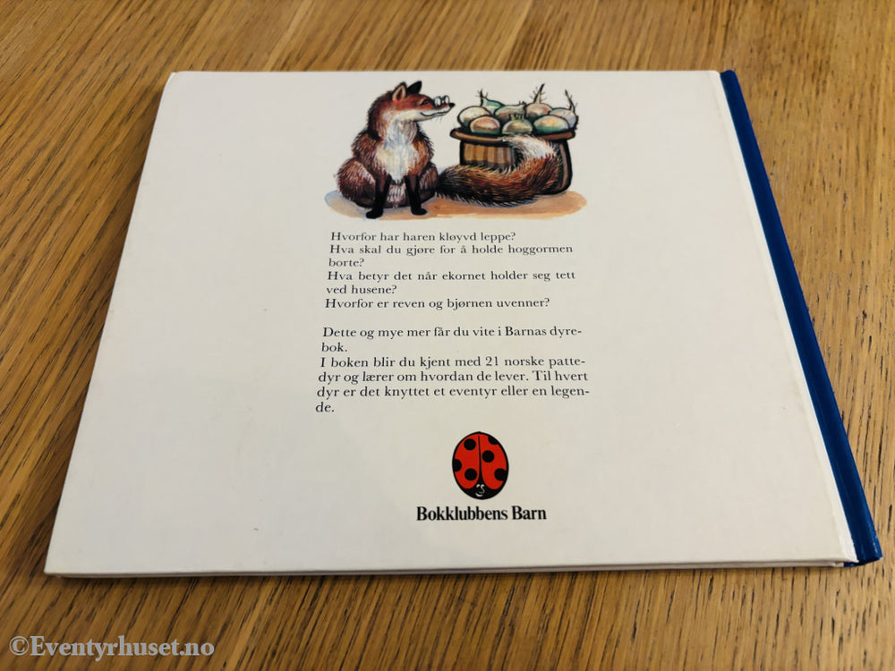 Inger Næss & Ingunn Mosberg. Barnas dyrebok. Bok.