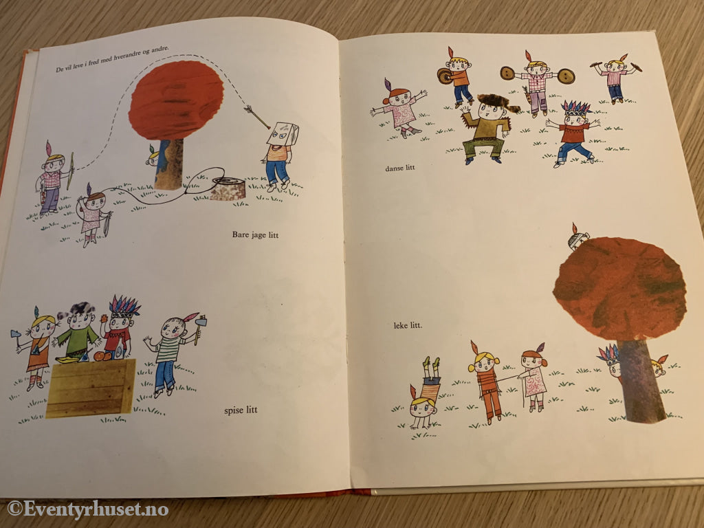 Inger Og Lasse Sandberg. 1970/71. Buffalo Bjørn Indianerne. Fortelling