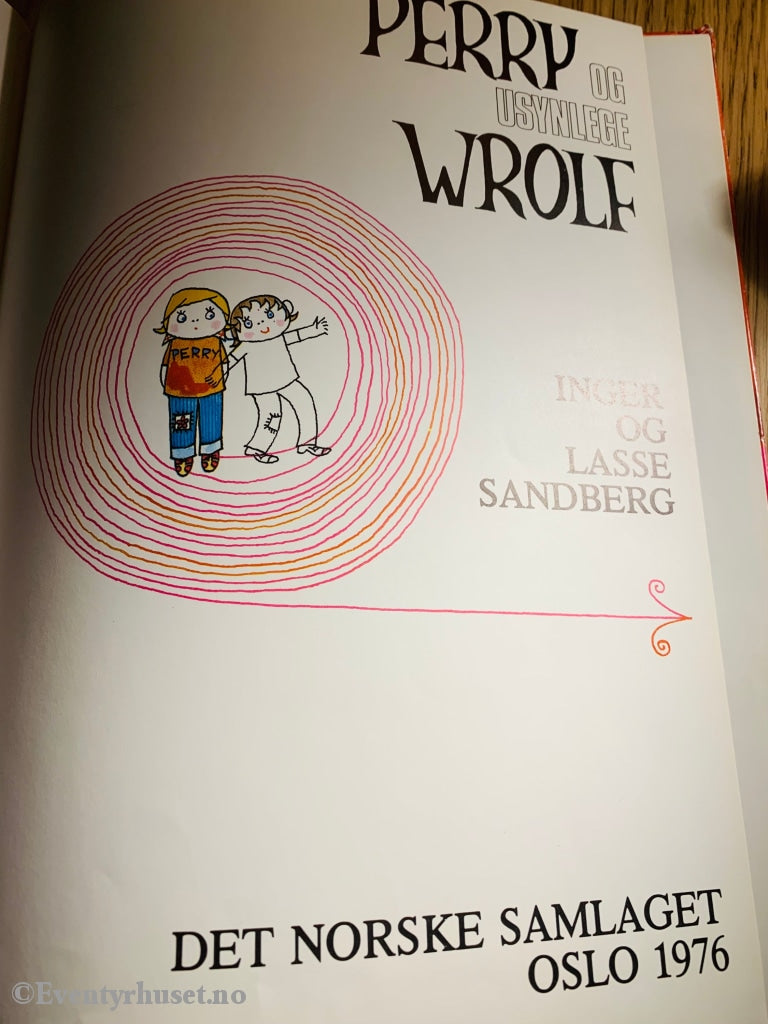 Inger Og Lasse Sandberg. 1976. Perry Usynlege Wrolf. Fortelling