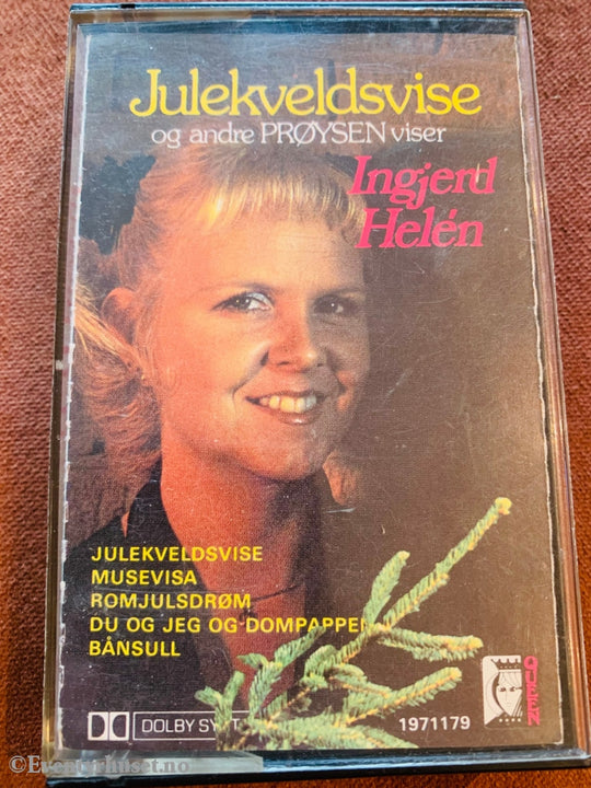 Ingjerd Helén. 1982. Julekveldsvise Og Andre Prøysen Viser. Kassett. Kassett (Mc)