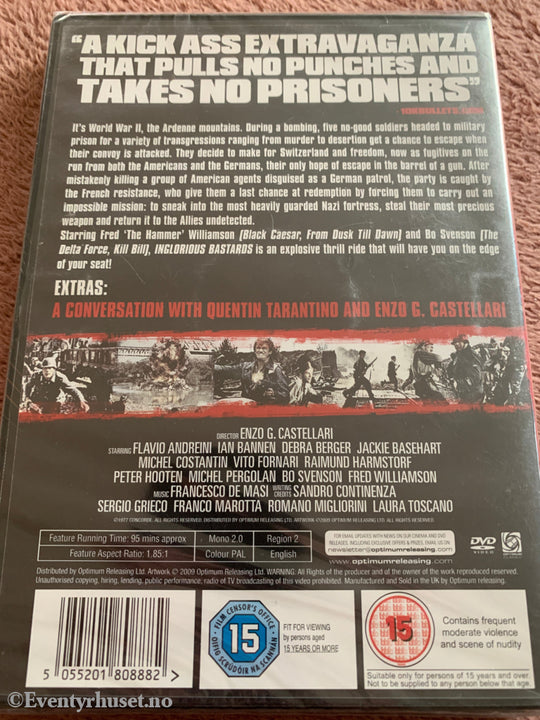 Inglorious Bastards (1978). DVD. Ny i plast!