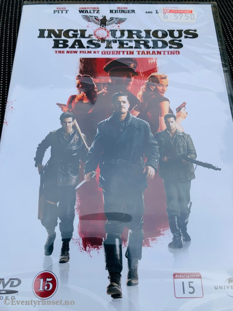Inglourious Basterds. Dvd. Ny I Plast! Dvd
