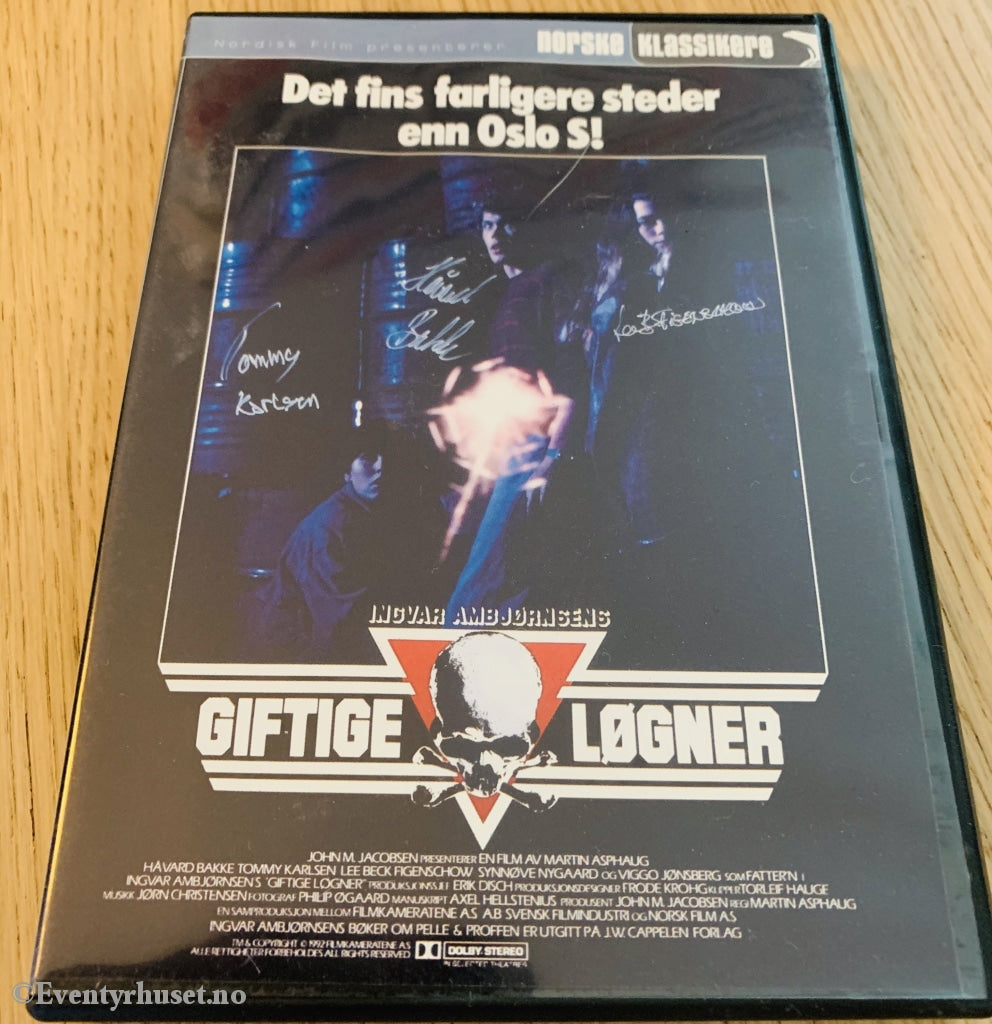 Ingvar Ambjørnsens Giftige Løgner (Pelle Og Proffen). 1992. Norske Klassikere. Dvd. Dvd