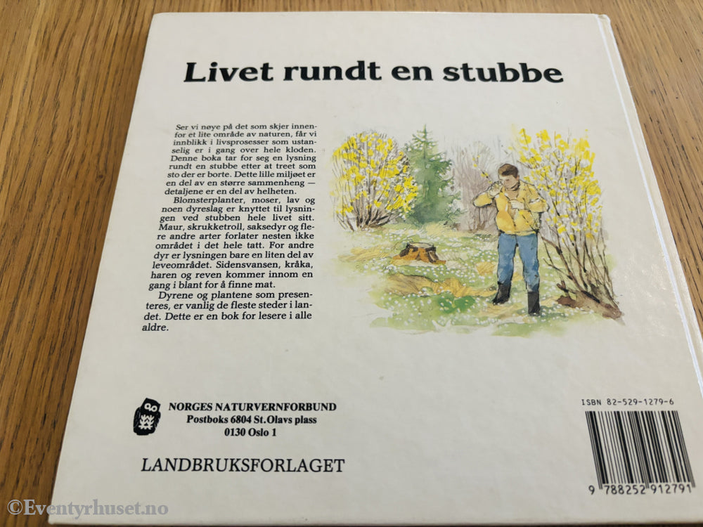 Ingvar Björk og Curt Lofterud. Livet rundt en stubbe.