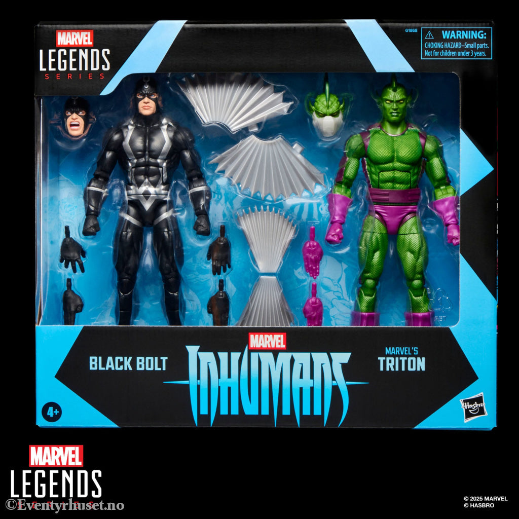 Inhumans Marvel Legends Action Figure 2-Pack Black Bolt & Marvel’s Triton 15 cm. Mint In Sealed Box (MISB)! Actionfigur