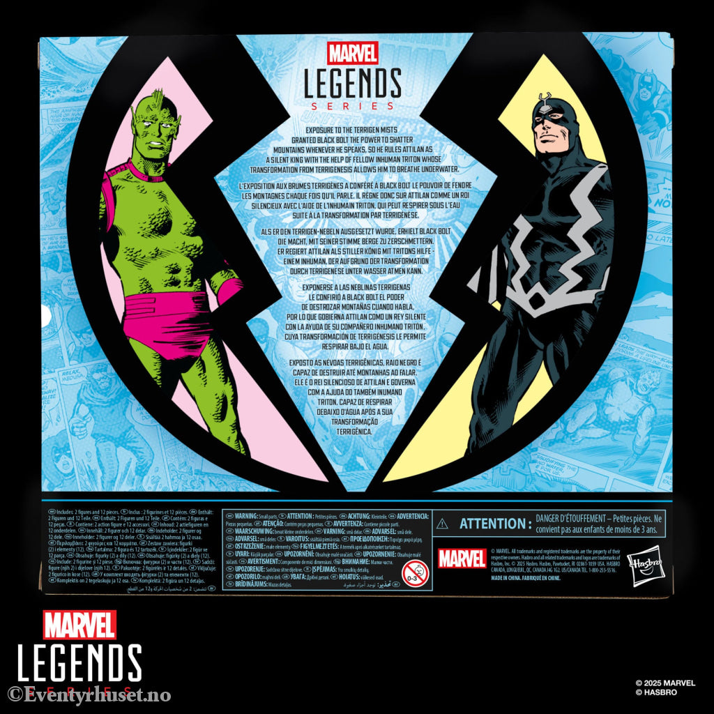 Inhumans Marvel Legends Action Figure 2-Pack Black Bolt & Marvel’s Triton 15 cm. Mint In Sealed Box (MISB)! Actionfigur