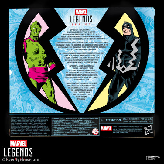 Inhumans Marvel Legends Action Figure 2-Pack Black Bolt & Marvel’s Triton 15 cm. Mint In Sealed Box (MISB)! Actionfigur