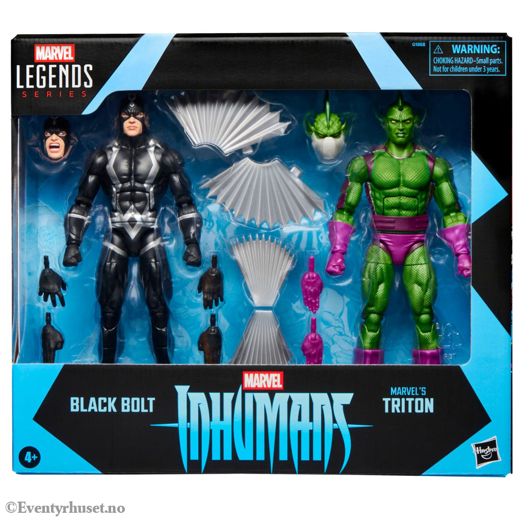 Inhumans Marvel Legends Action Figure 2-Pack Black Bolt & Marvel’s Triton 15 cm. Mint In Sealed Box (MISB)! Actionfigur