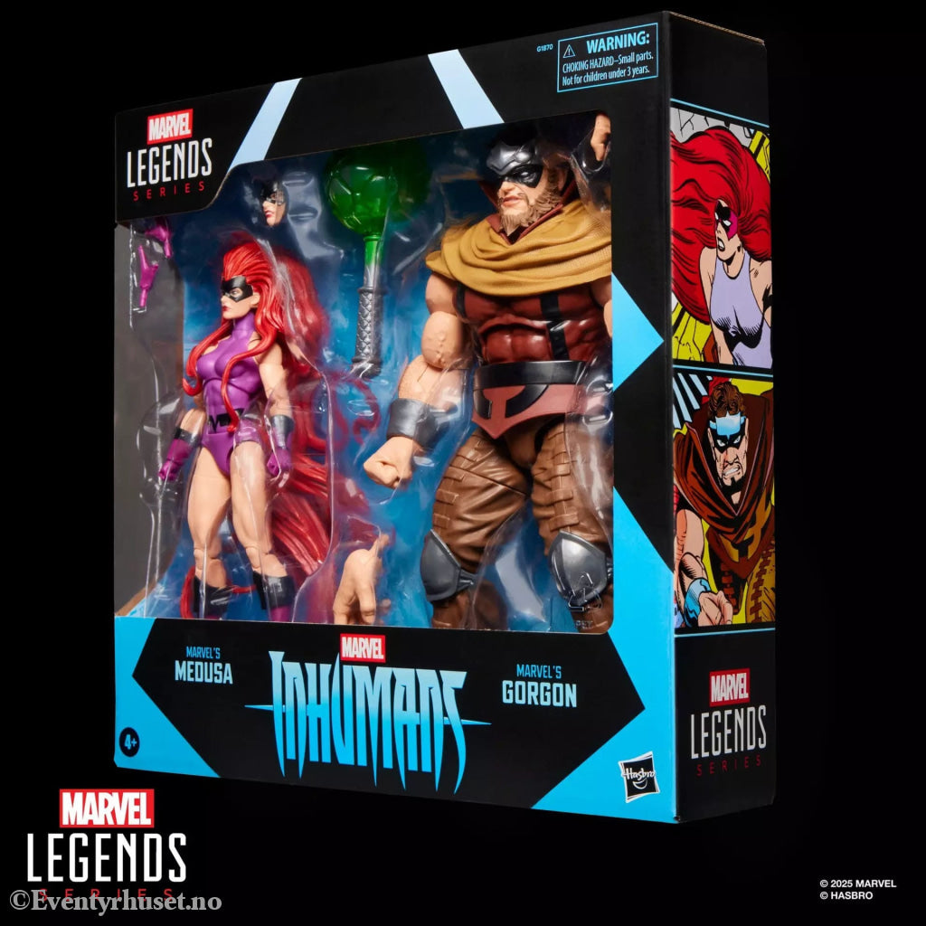 Inhumans Marvel Legends Action Figure 2-Pack Marvel’s Medusa & Marvel’s Gorgon 15 cm. Mint In Sealed Box (MISB)!
