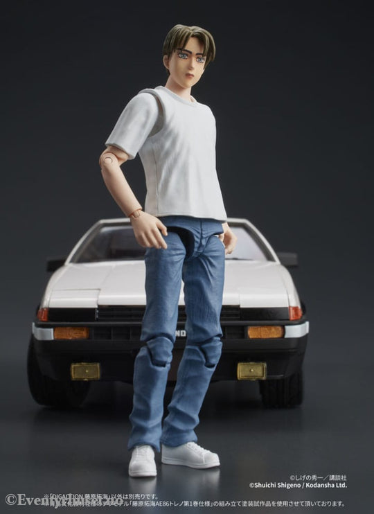 Initial D Digaction Action Figure Takumi Fujiwara 7 cm Manga & Anime