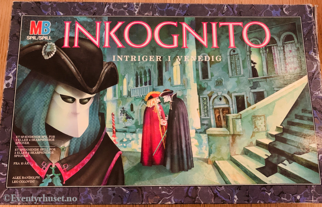 Inkognito. 1988. Brettspill.