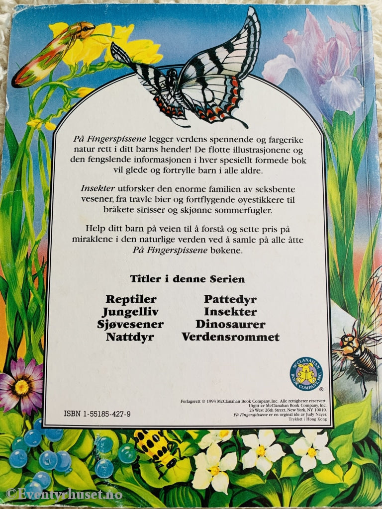 Insekter På Fingerspissene. 1993. Faktabok