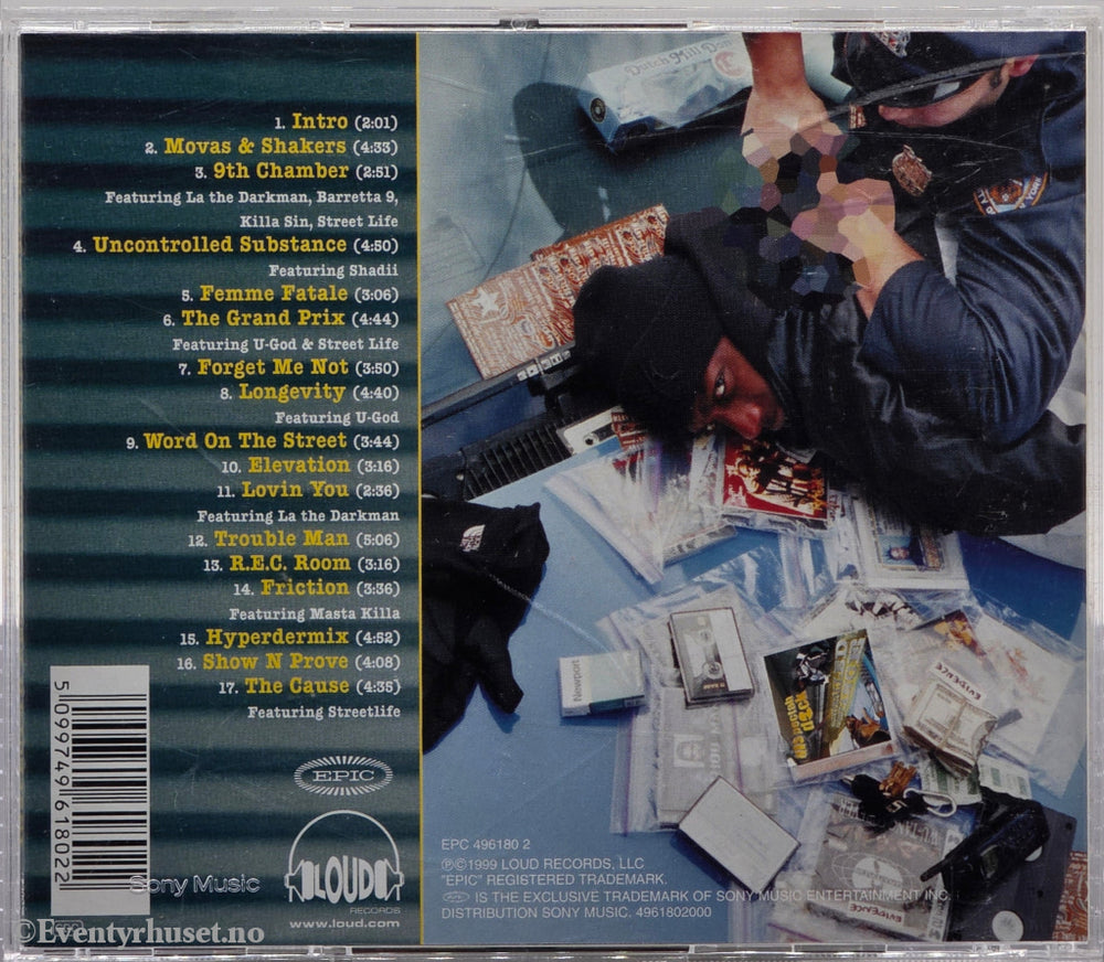 Inspectah Deck (1999) - Uncontrolled Substance. CD.