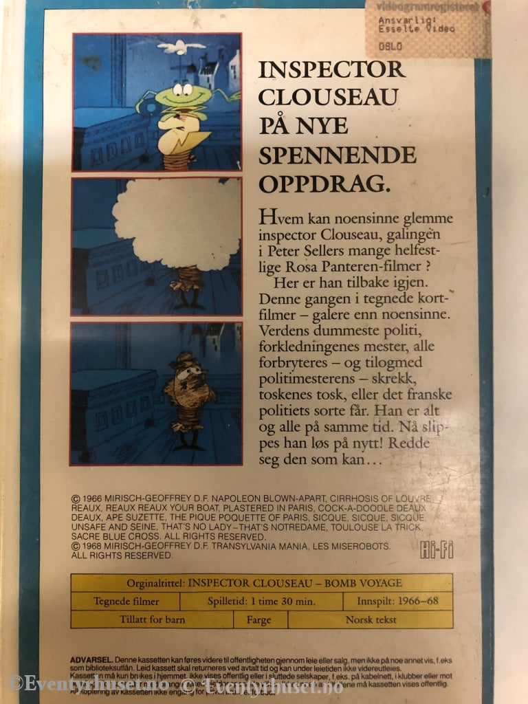 Inspector Clouseau. 1966-68. Vhs Big Box.