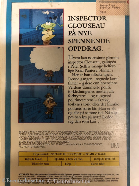 Inspector Clouseau. 1966-68. Vhs Big Box.