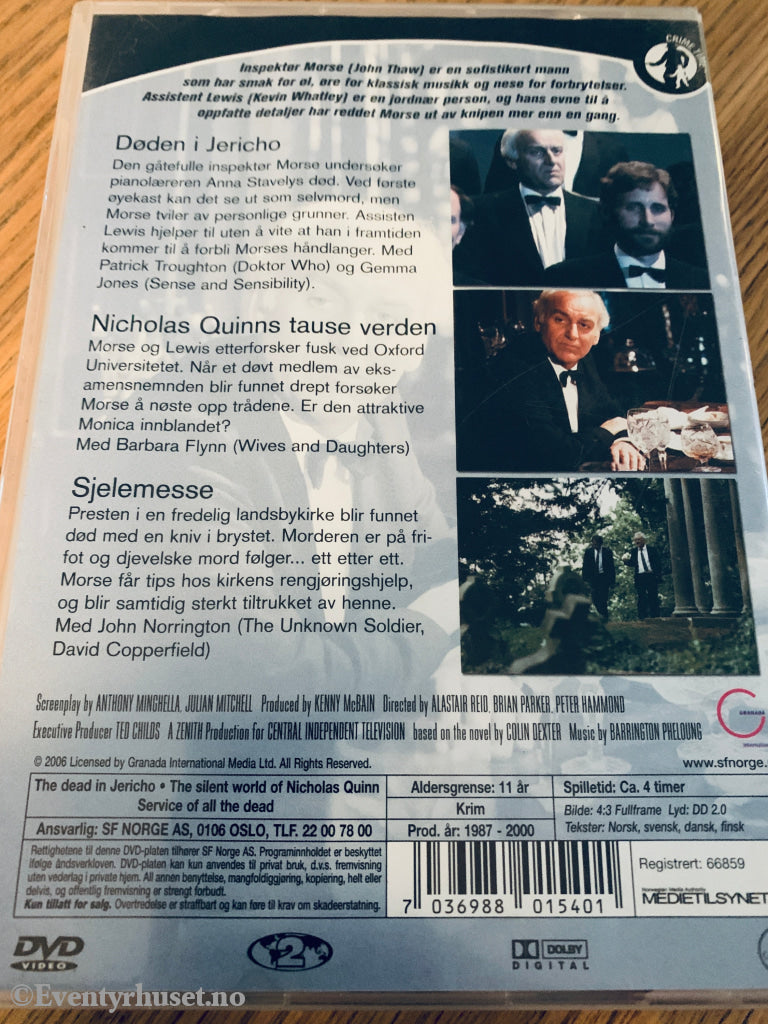 Inspector Morse. 2001. DVD samleboks