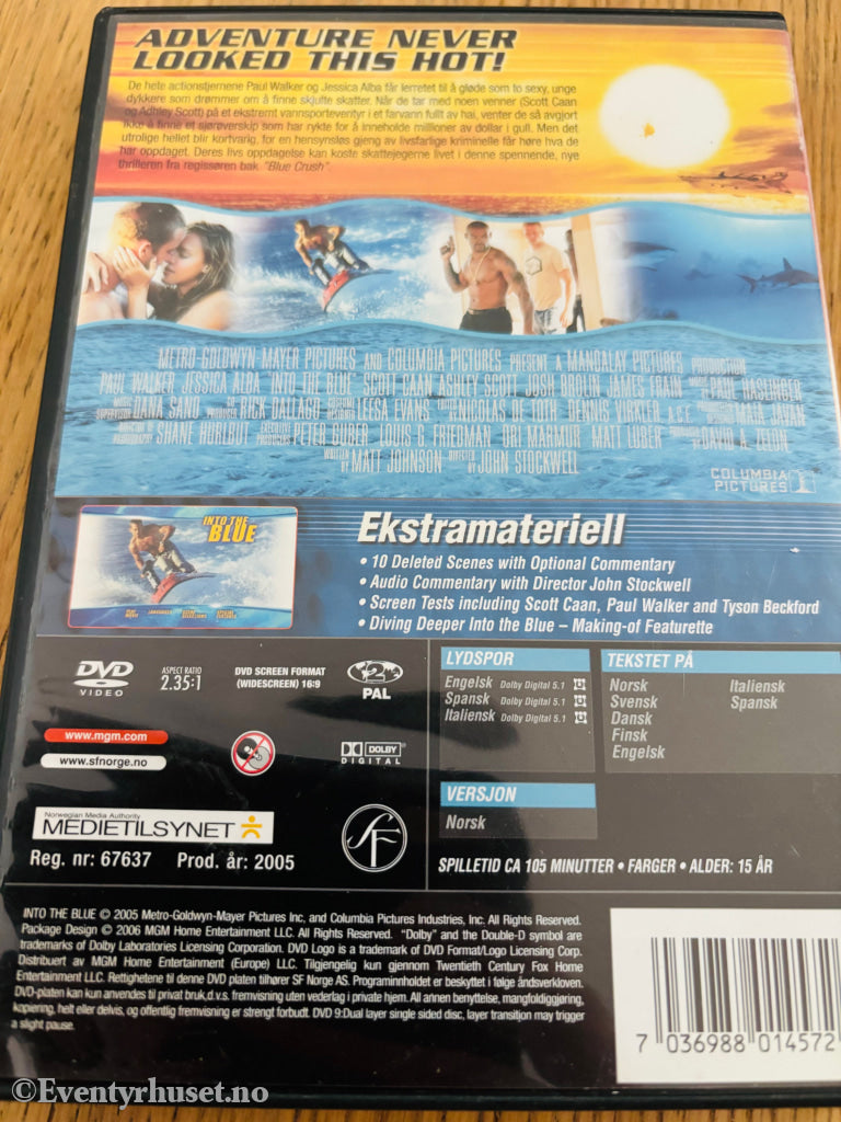 Into the Blue. DVD.
