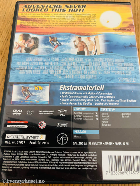 Into the Blue. DVD.