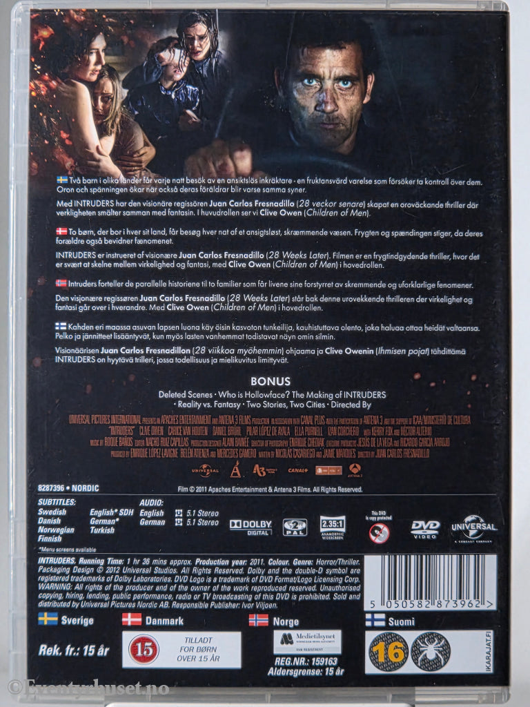 Intruders (2011). DVD.