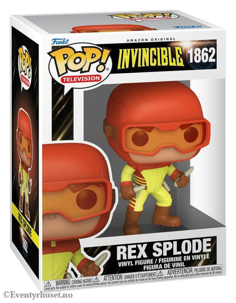 Invincible 2 POP! Vinyl Figures Rex Splode with Chase 9 cm Assortment (6) Collectibles