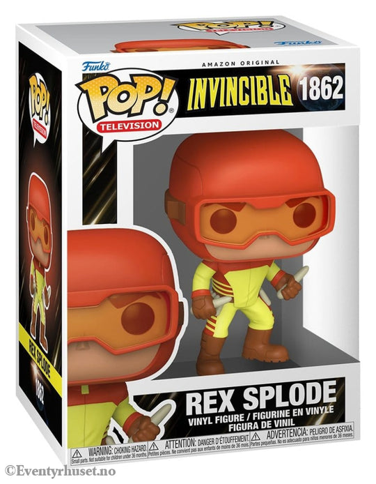 Invincible 2 POP! Vinyl Figures Rex Splode with Chase 9 cm Assortment (6) Collectibles