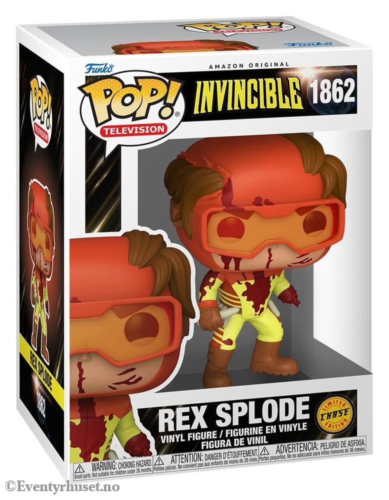 Invincible 2 POP! Vinyl Figures Rex Splode with Chase 9 cm Assortment (6) Collectibles
