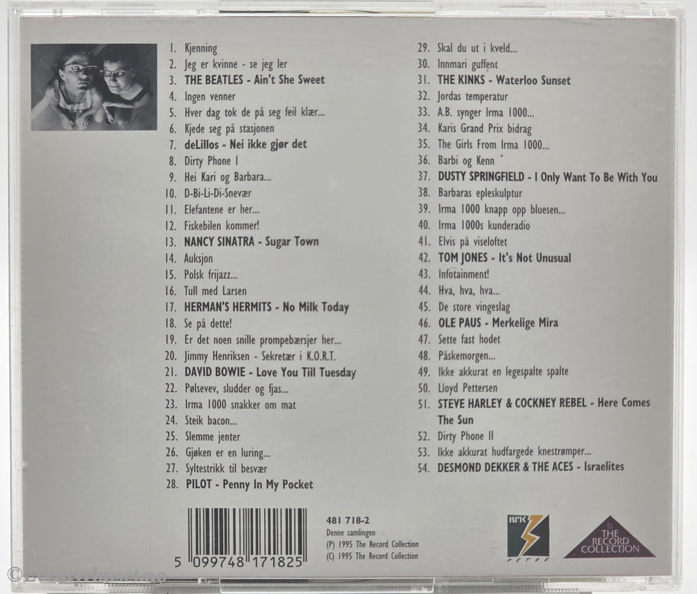 Irma 1000 - Kari & Barbara: -ikke akkurat hudfargede knestrømper. 1995 . Musikk-CD.