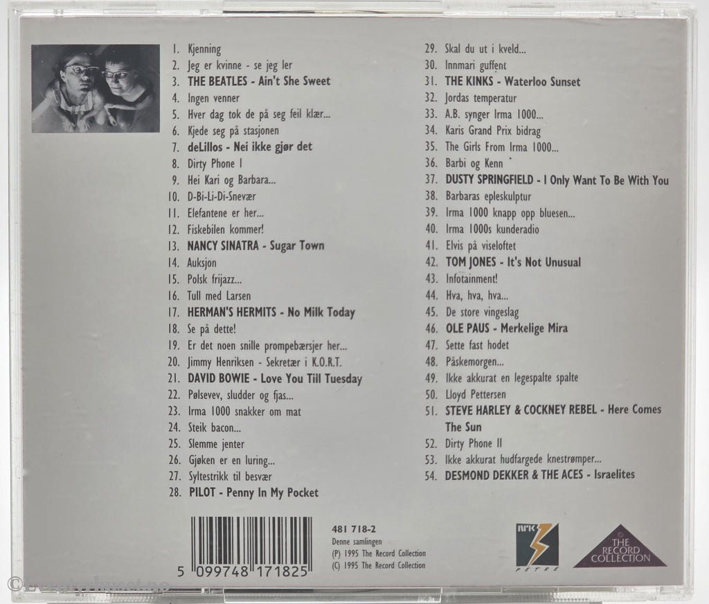 Irma 1000 - Kari & Barbara: -ikke akkurat hudfargede knestrømper. 1995 . Musikk-CD.