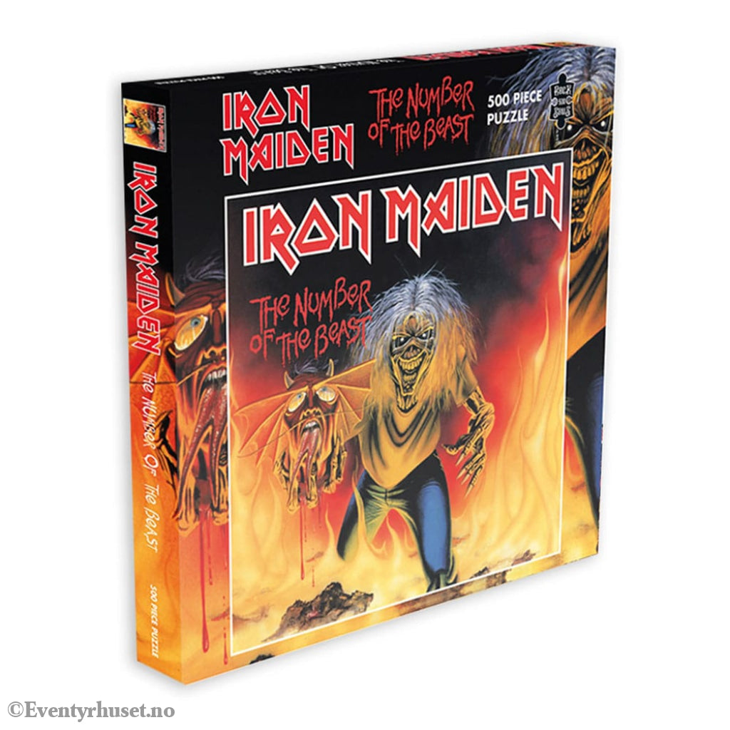 Iron Maiden Rock Saws Jigsaw Puzzle The Number of the Beast Single (500 pieces) Games