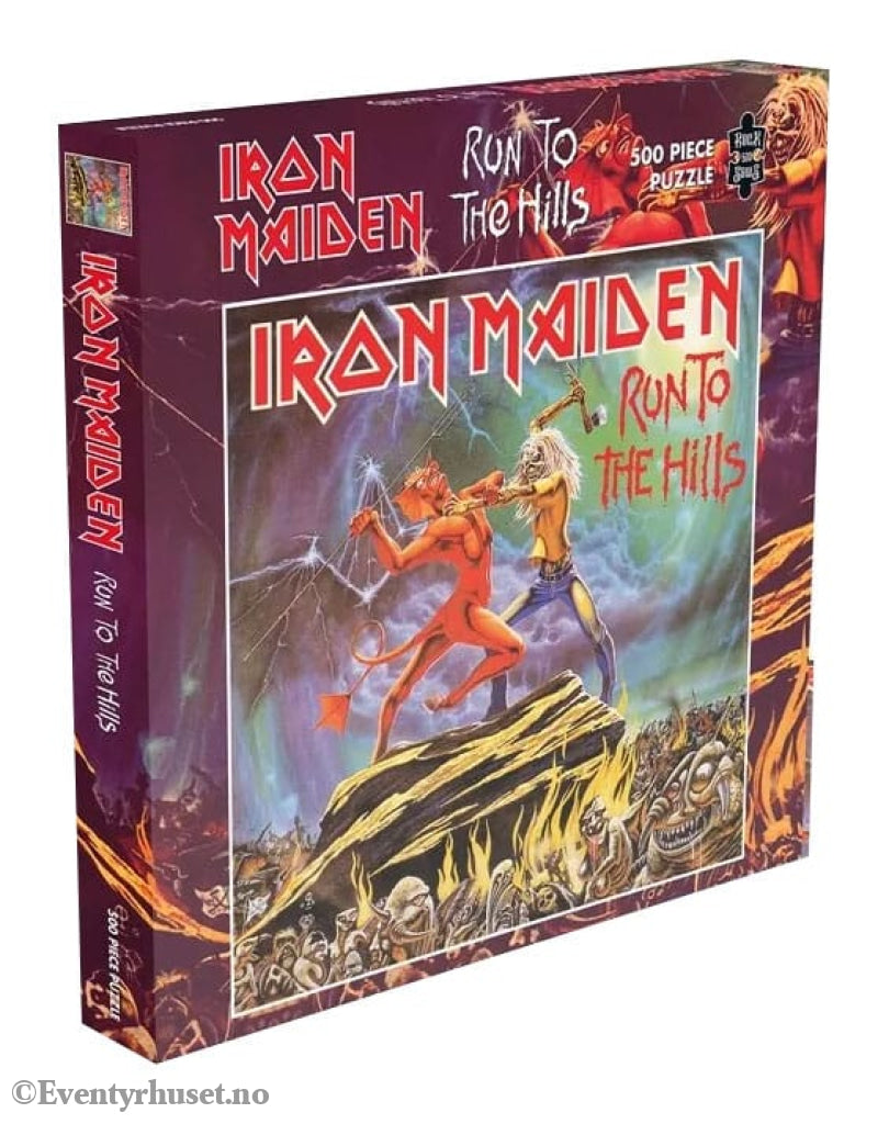 Iron Maiden: Run to the Hills 500 Piece Jigsaw Puzzle Games