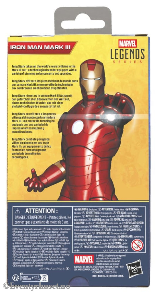 Iron Man Marvel Legends Series Action Figure Iron Man Mark III 15 cm Toys