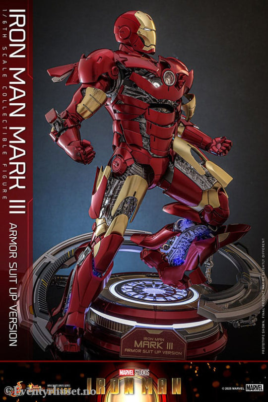 Iron Man Movie Masterpiece Diecast Action Figure 1/6 Iron Man Mark III (Armor Suit Up Version) 32 cm Toys