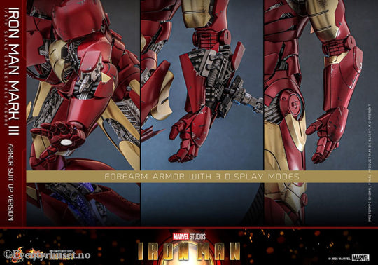 Iron Man Movie Masterpiece Diecast Action Figure 1/6 Iron Man Mark III (Armor Suit Up Version) 32 cm Toys